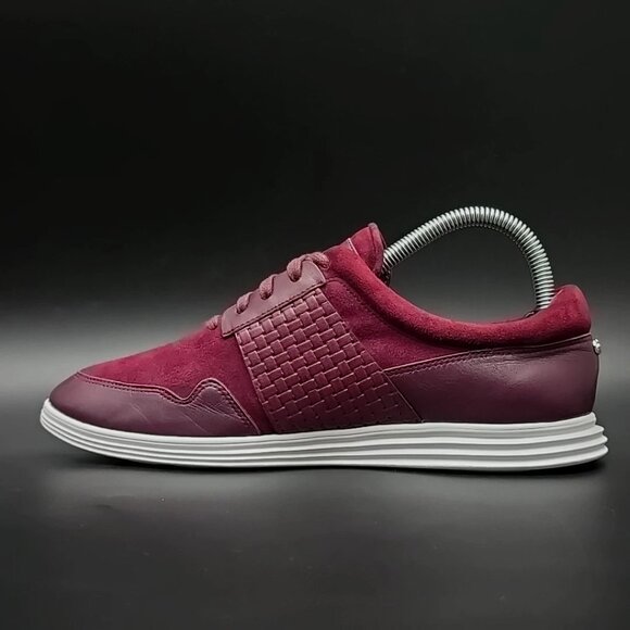 Cole Haan Grand Misha Burgundy Suede Leather Sneaker Shoes Women's Size 8B - Picture 5 of 12